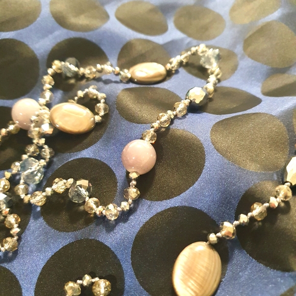 Extra Long Beaded Necklace - Picture 3 of 4